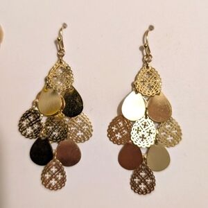 Loft Earrings, gold color